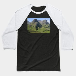 Glencoe in the Highlands of Scotland Baseball T-Shirt